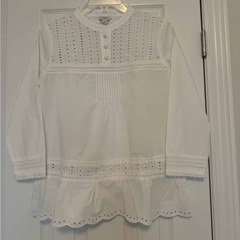J. Crew Eyelet Blouse